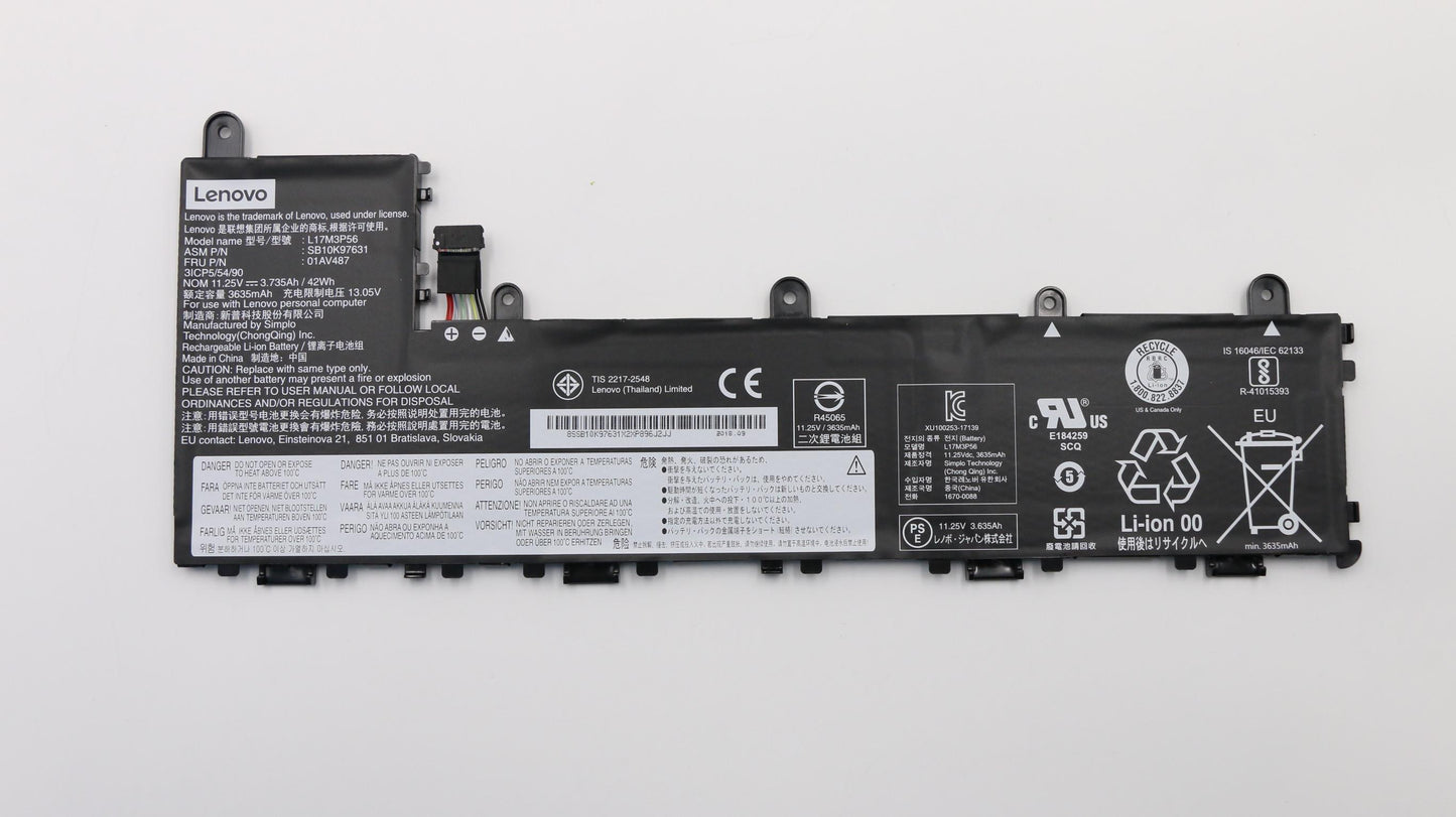 Lenovo Bty Pack Liatl 3S1P 3735Ah 42W - 01AV487