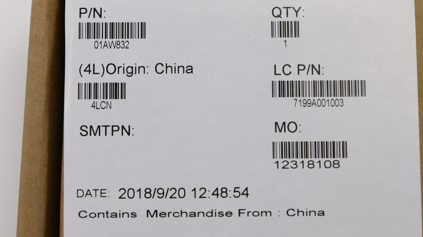 Lenovo Thin Kbd Cfr Chy - 01AW832