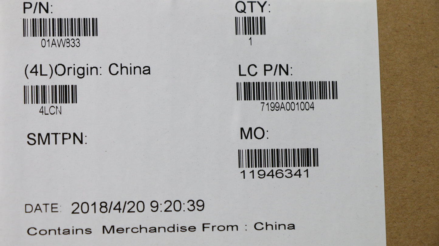 Lenovo Thin Kbd Las Chy - 01AW833