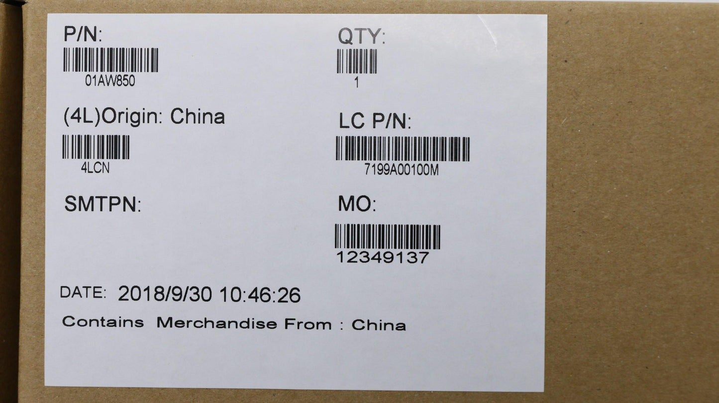 Lenovo Thin Kbd Pt Chy - 01AW850