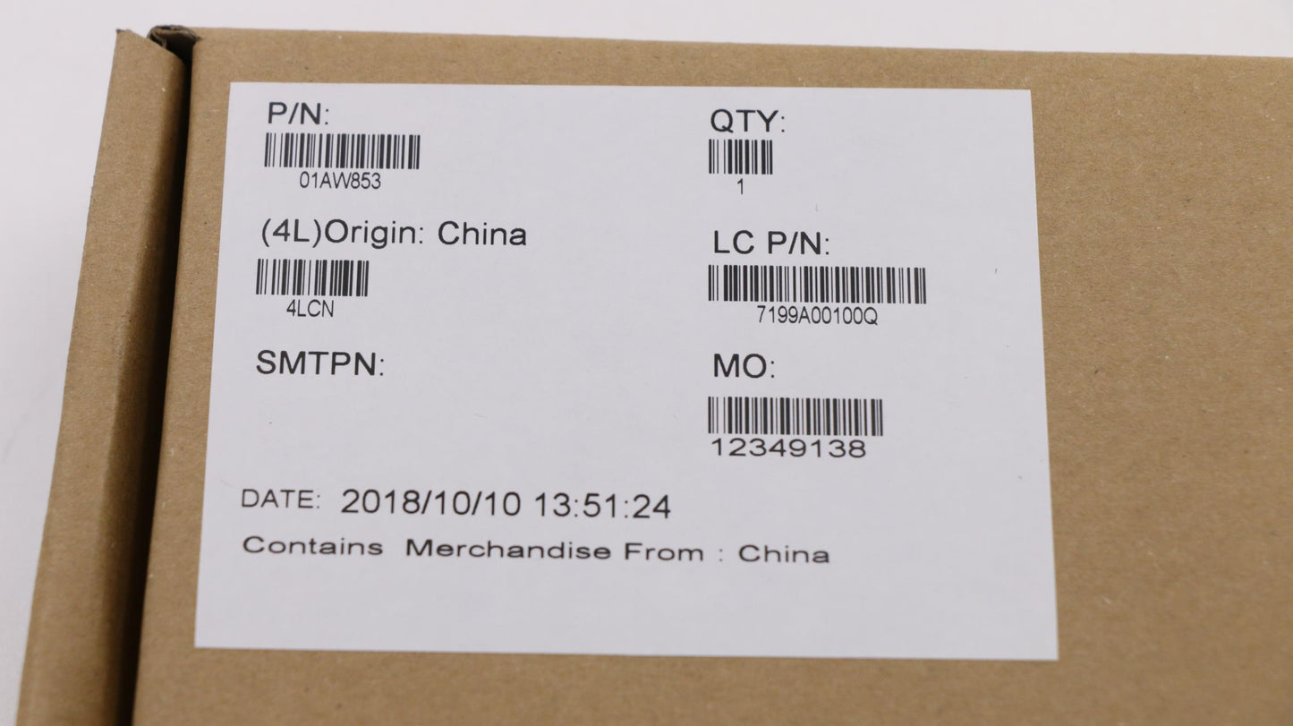 Lenovo Thin Kbd Si Chy - 01AW853