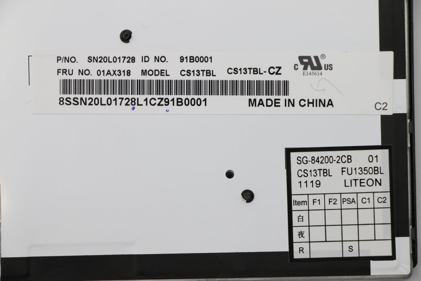 Lenovo Ki Keyboards Internal - 01AX318