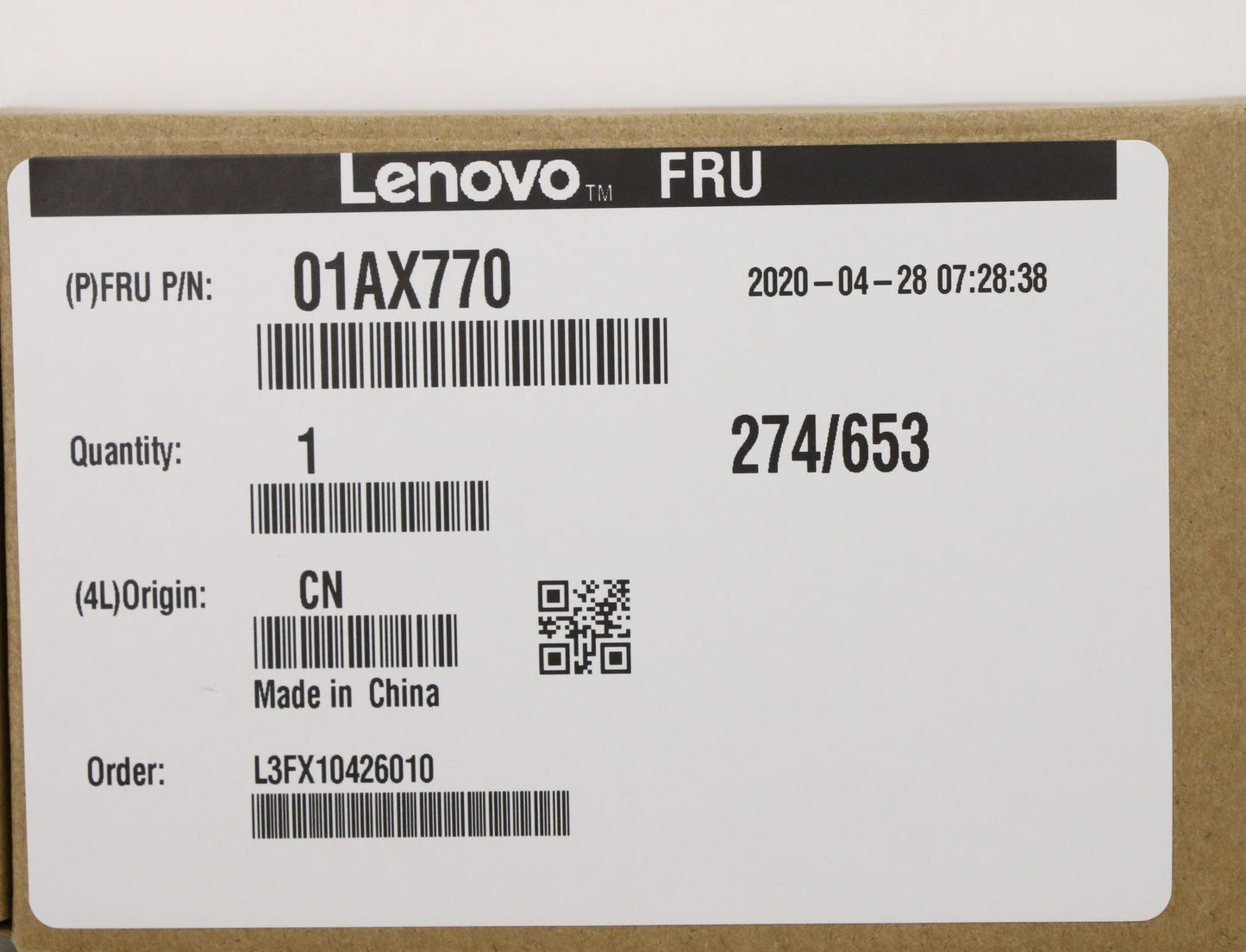 Lenovo Wireless Combo Card, Intel 9560 vPro, M.2 Interface - 01AX770