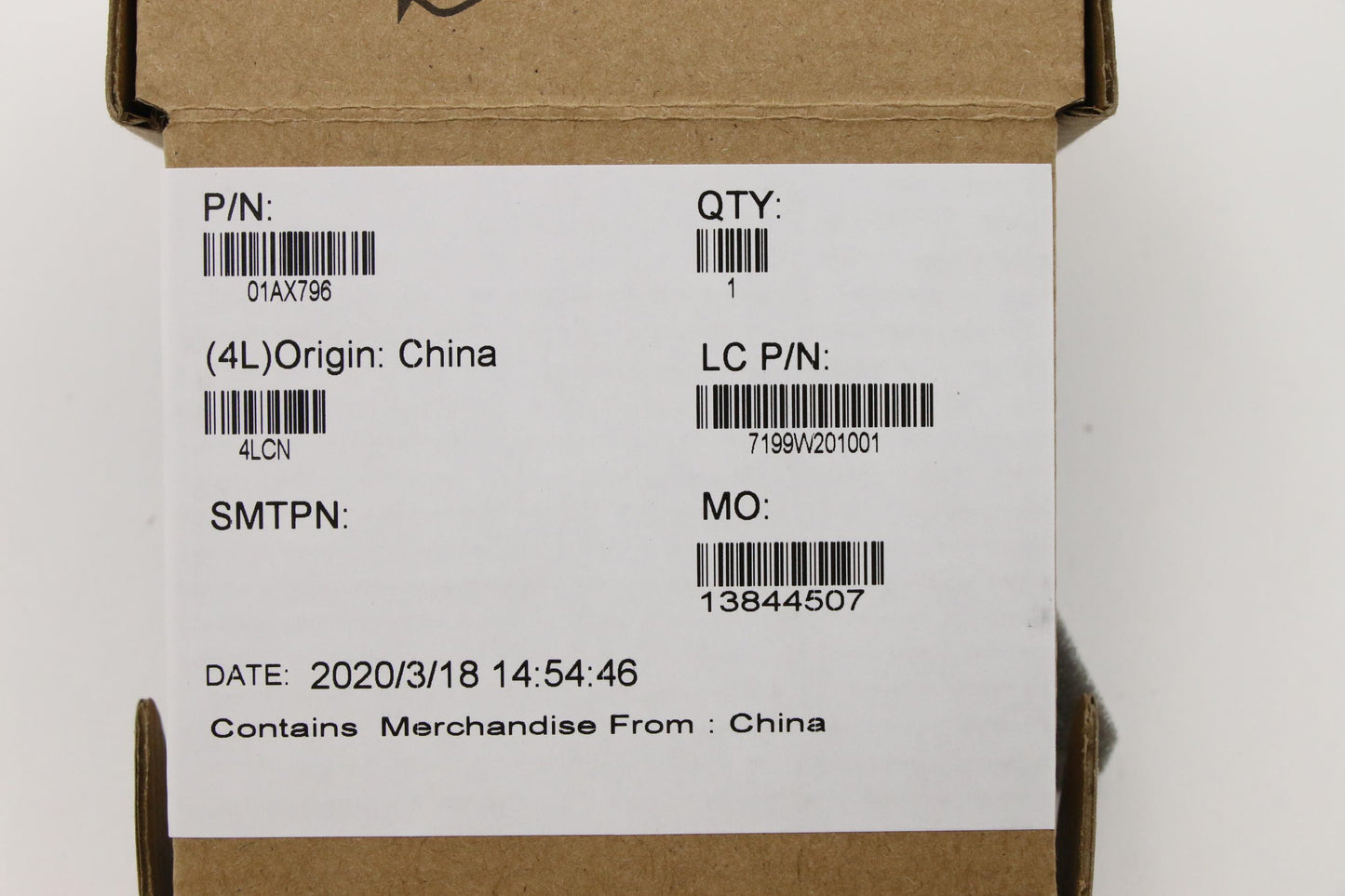 Lenovo Wireless WAN Adapter, L860-GL - 01AX796