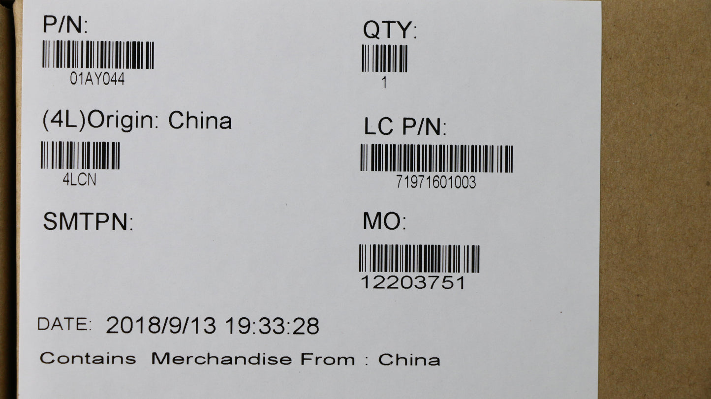 Lenovo Cs16 2Bcp Mylar Black Chy - 01AY044