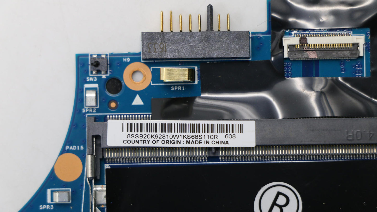 Lenovo System Board, i7-6600U, vPro, SWG, N16S 2G, WIN, Y-AMT/TPM - 01AY316