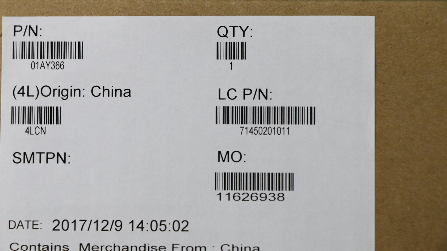 Lenovo System Board, i5-1505, 4GB, WIN, AMT, TPM - 01AY366