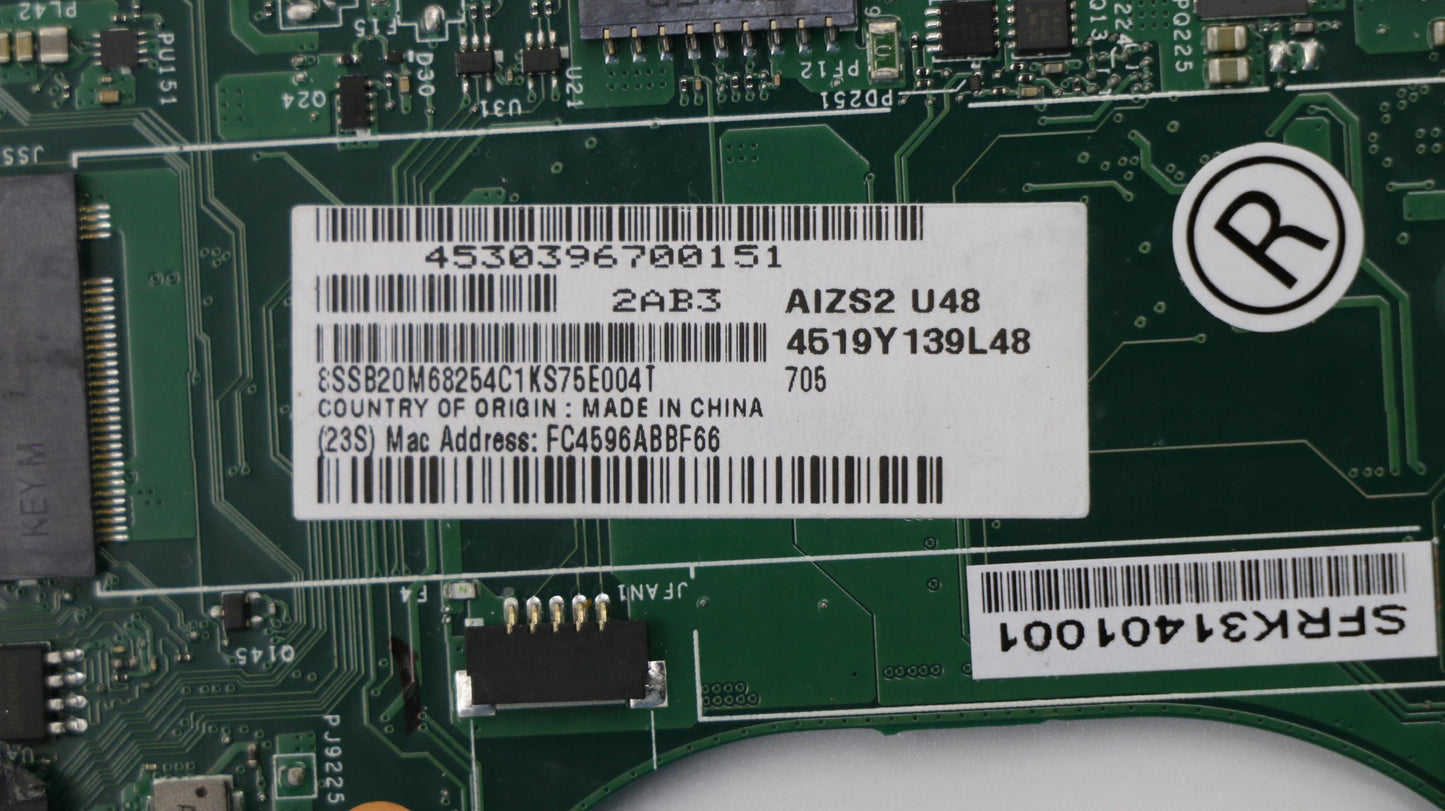 Lenovo Motherboard - 01AY780