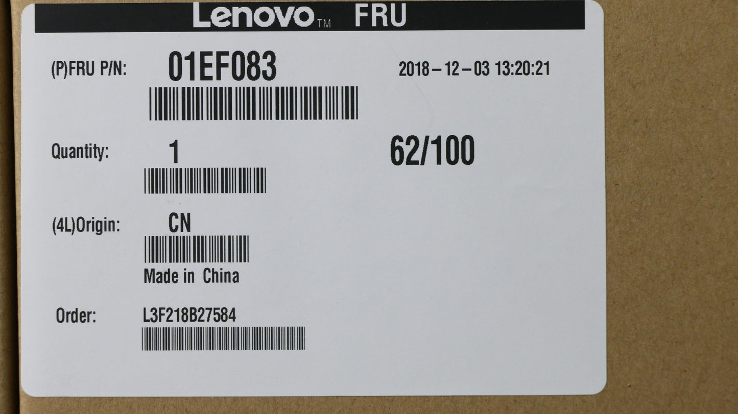 Lenovo Tower 9225 Rear System Fan with Rubber Nail - 01EF083