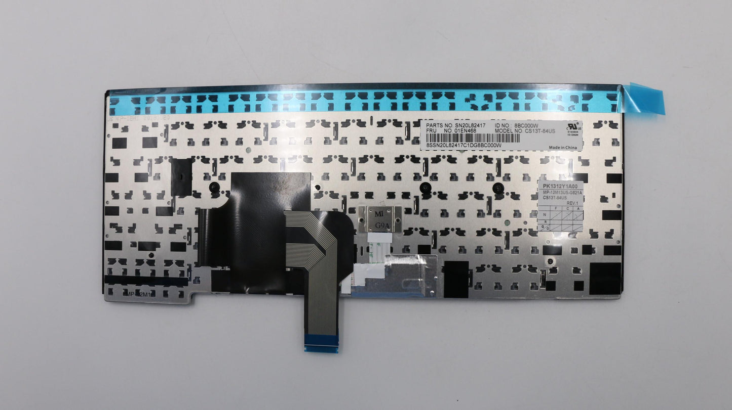 Lenovo Internal Keyboard, USA English, Non-Backlight - 01EN468