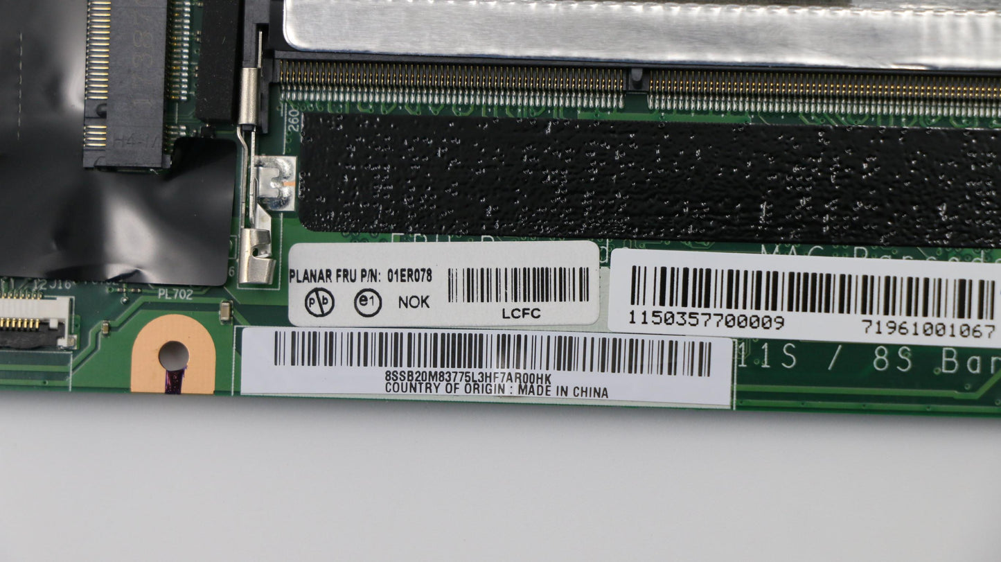 Lenovo Mb I7-7600U 8Gb Yamt Ytpm Dtpm - 01ER078