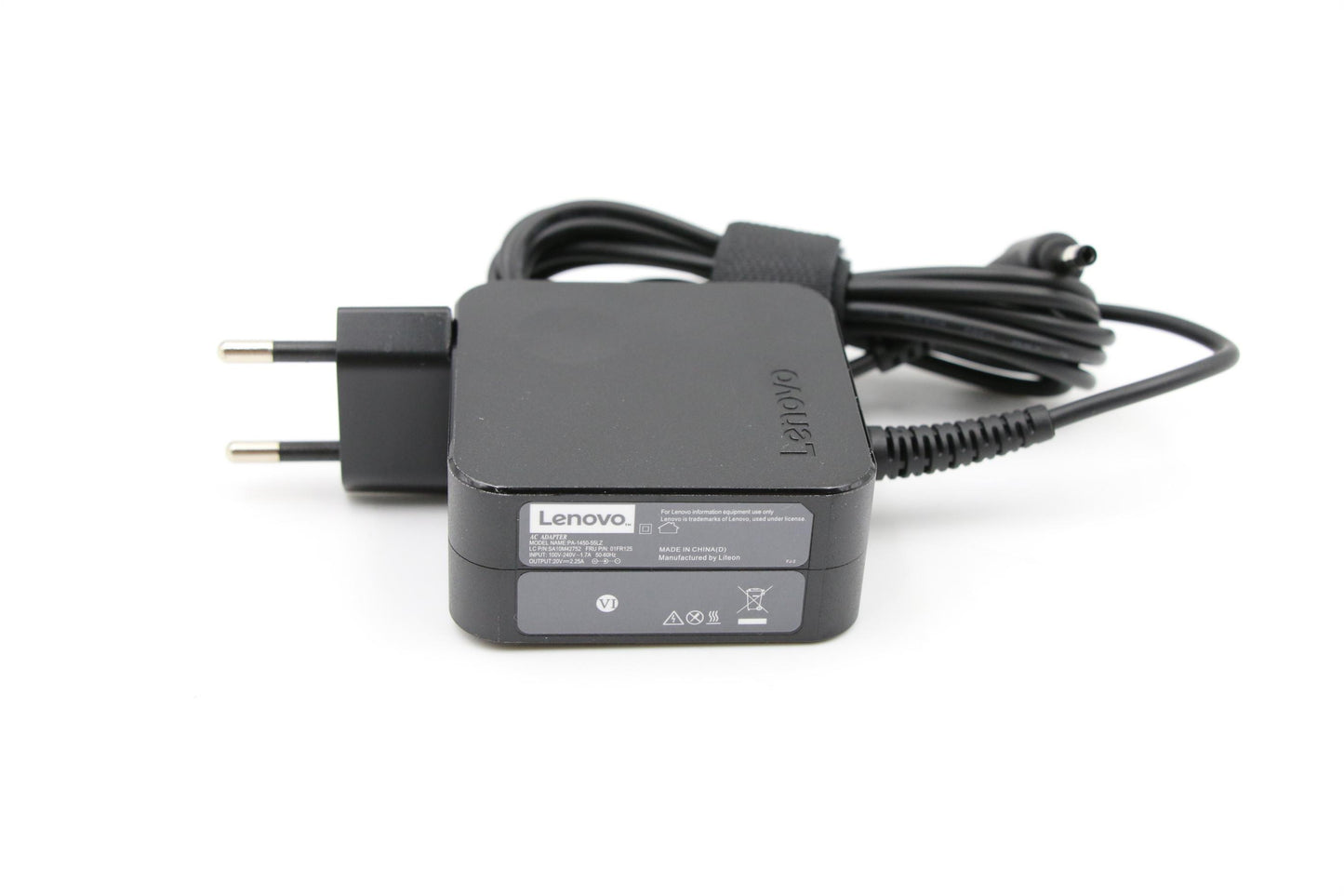 Lenovo 45W Compact Charger, Circular Design - 01FR021