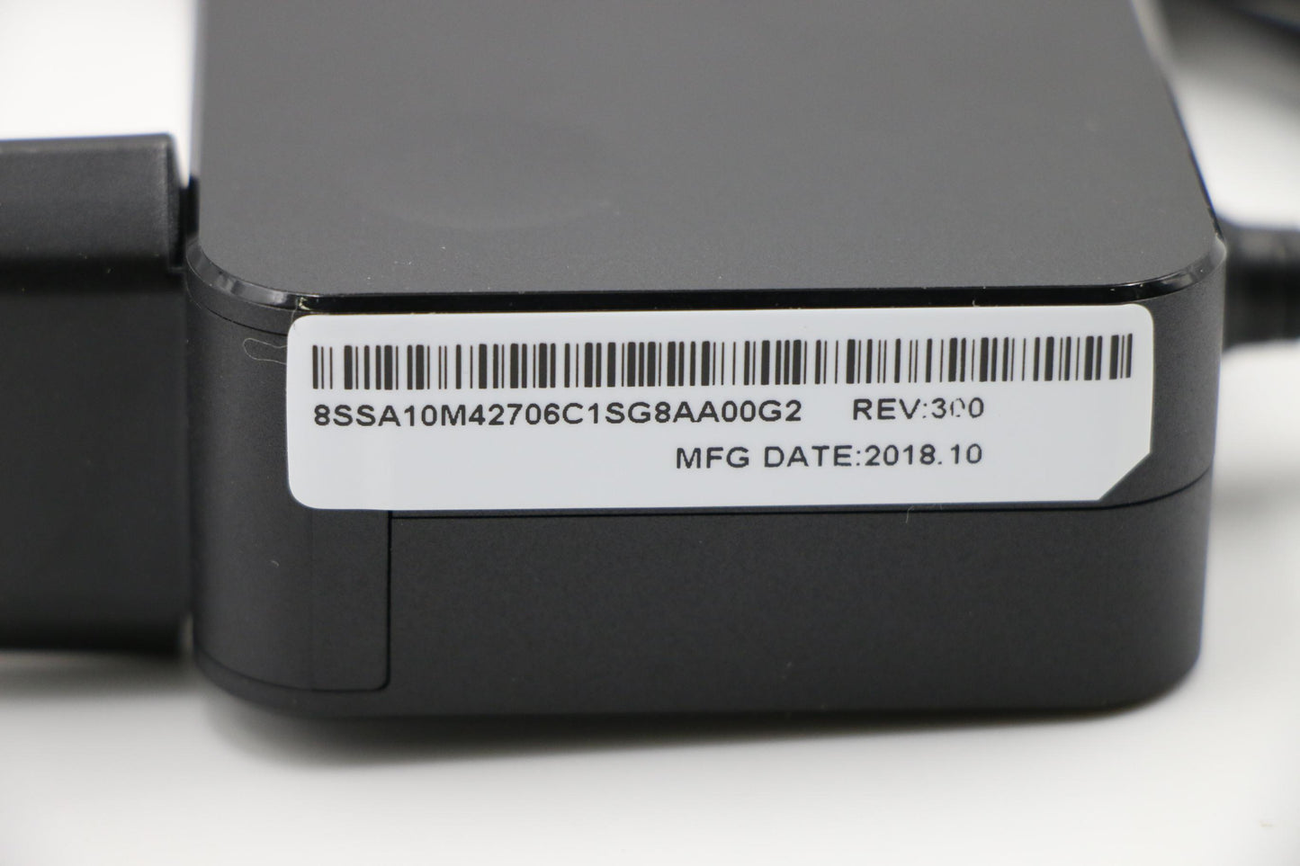 Lenovo 45W Round AC Adapter, Black, 2-Pin, COO Certified - 01FR131