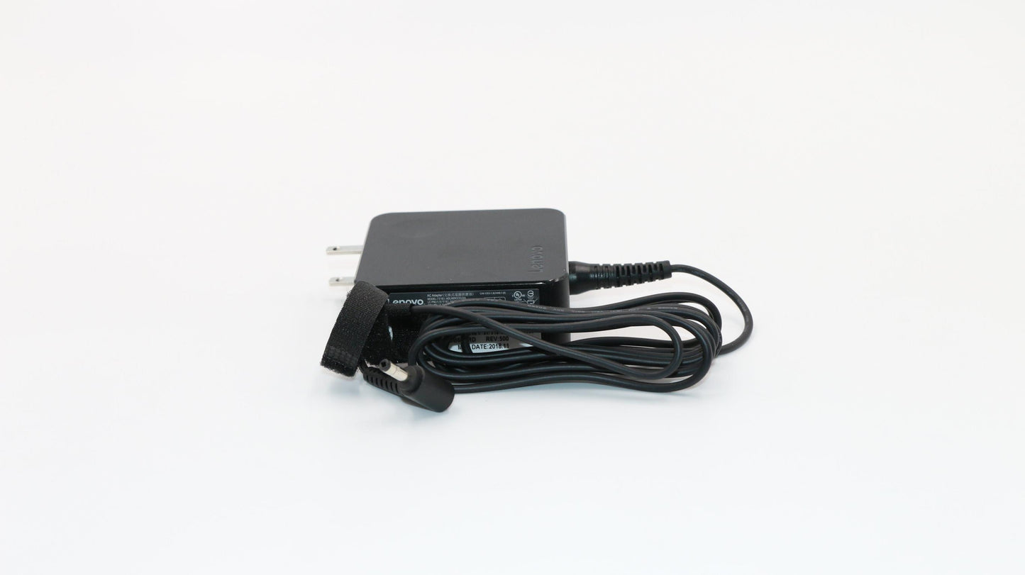Lenovo Power Supply 65W Round AC Adapter 2 Prong Black - 01FR154