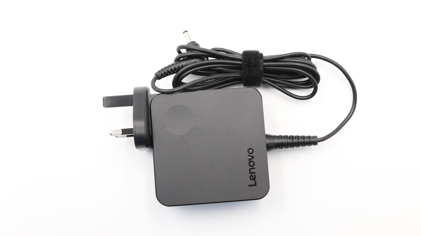 Lenovo 65W AC Adapter, Round Connector, 3-Pin, Black - 01FR155