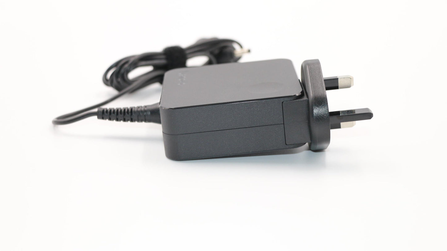 Lenovo 65W AC Adapter, Round Connector, 3-Pin, Black - 01FR155
