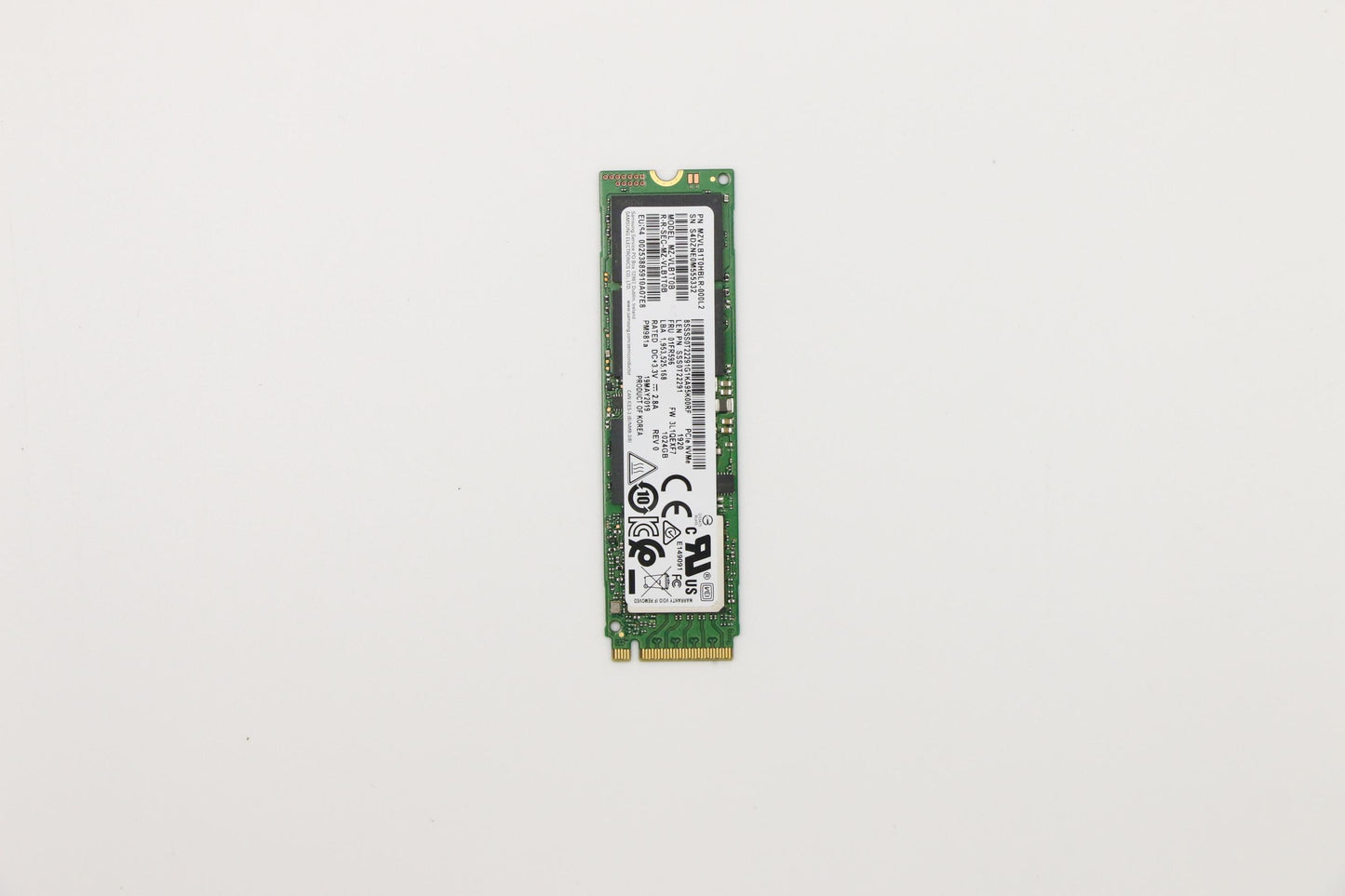 Lenovo 1TB SSD, M.2 2280, PCIe 3x4, Samsung - 01FR596