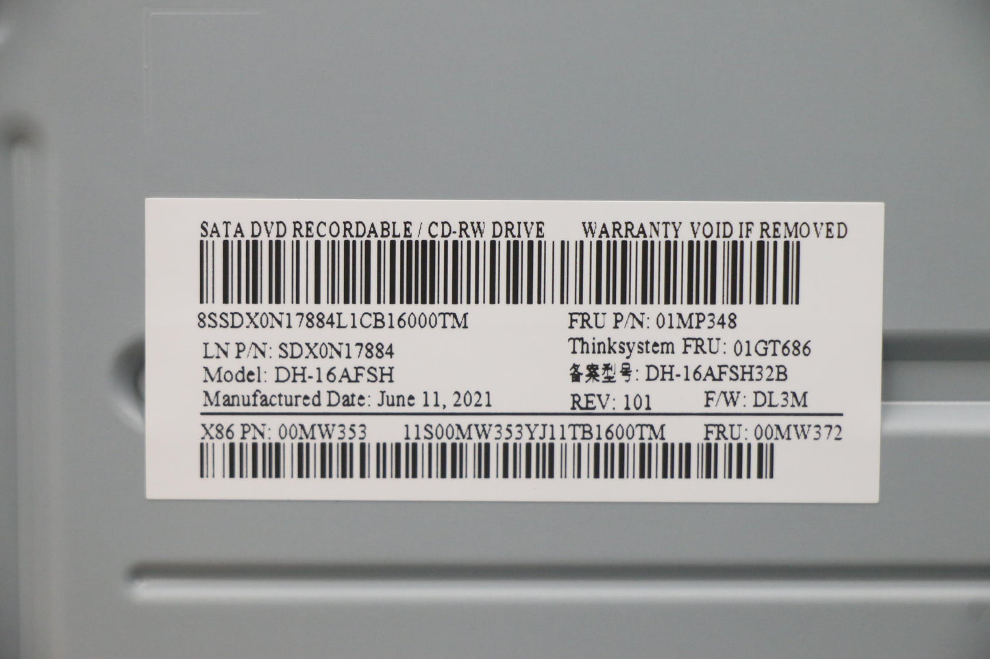 Lenovo Hh Dvd Writer - 01GT686