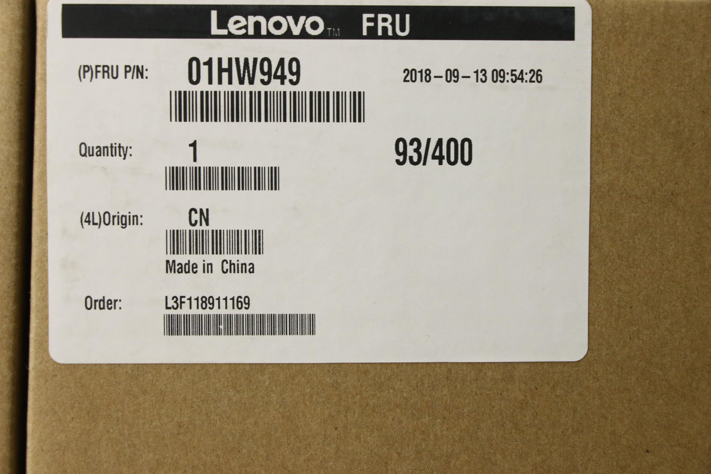 Lenovo LCD Bezel for Small Panel with Camera - 01HW949