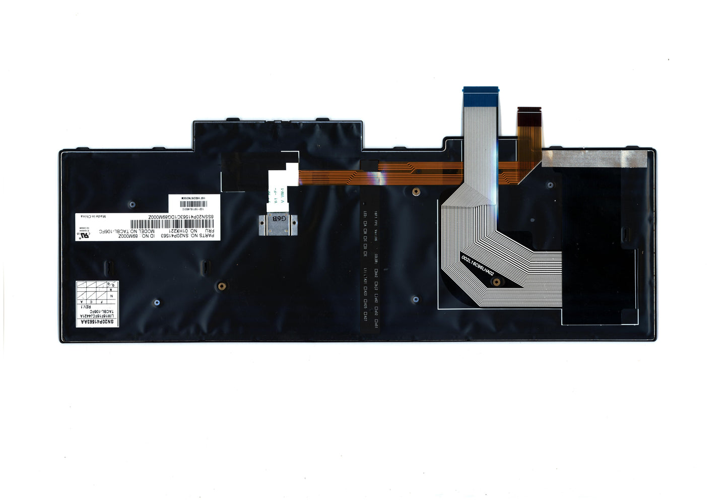 Lenovo Internal Keyboard, Canadian French Layout, Backlit - 01HX221