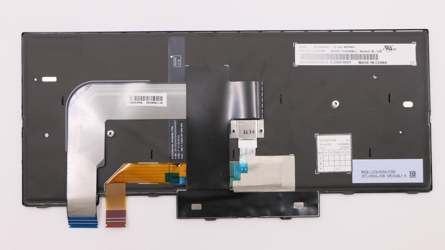 Lenovo USA English Backlit Keyboard - 01HX459