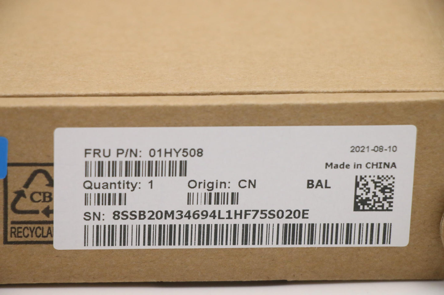 Lenovo System Board, i7-7600U, Windows, YY, dTPM2.0 - 01HY508