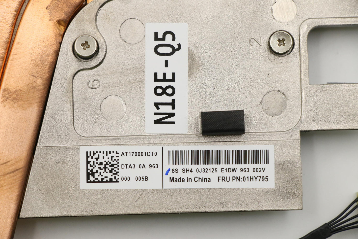 Lenovo Thermal Module with Fan for N18E - 01HY795