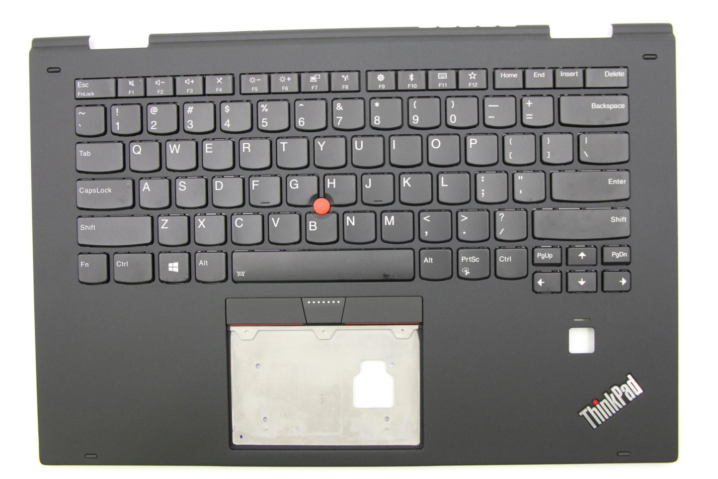 Lenovo C-Cover with Keyboard, USA English, Black, Backlit - 01HY808