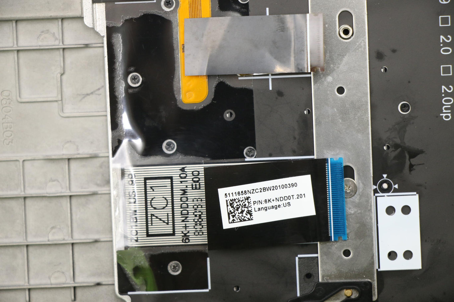 Lenovo C-Cover with Keyboard, USA English, Black, Backlit - 01HY808