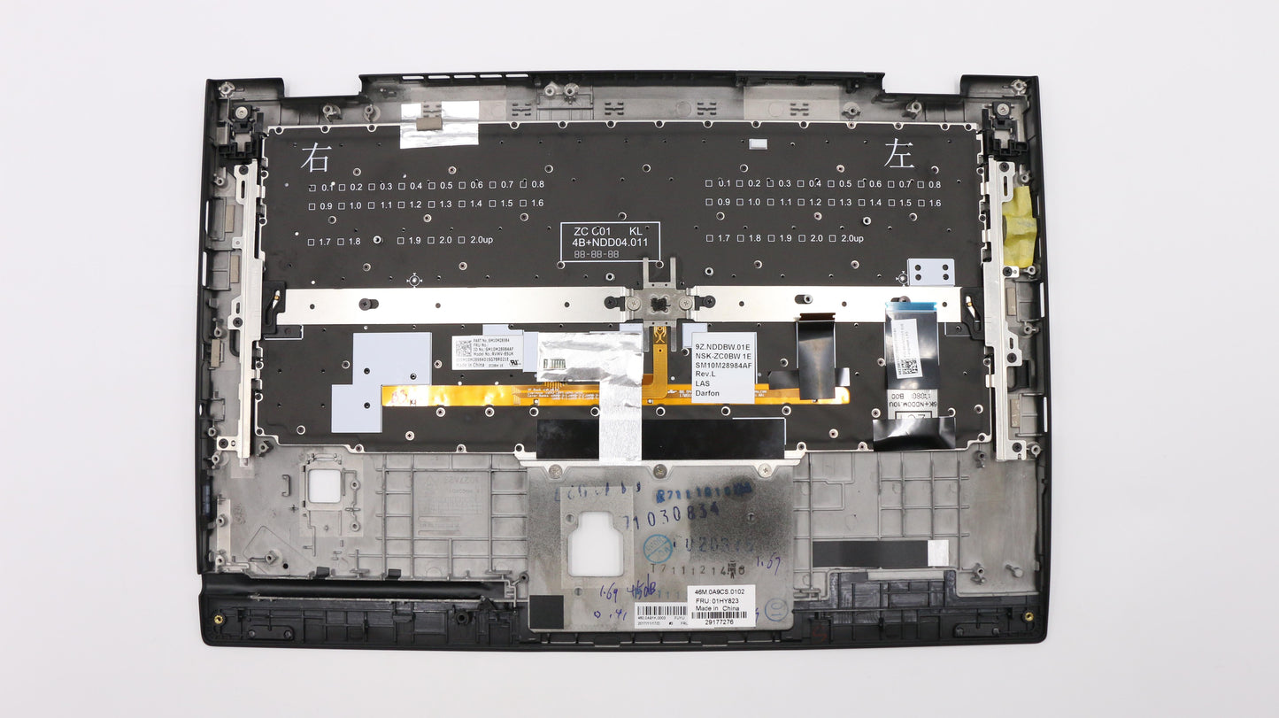 Lenovo C-Cover with Keyboard, DFN+FUYU, LAS, Black - 01HY823