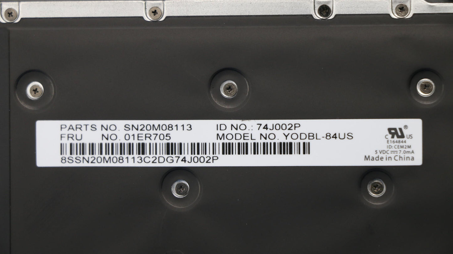 Lenovo Keyboard Bezel Us Fpr Nfc Sv C - 01LV366