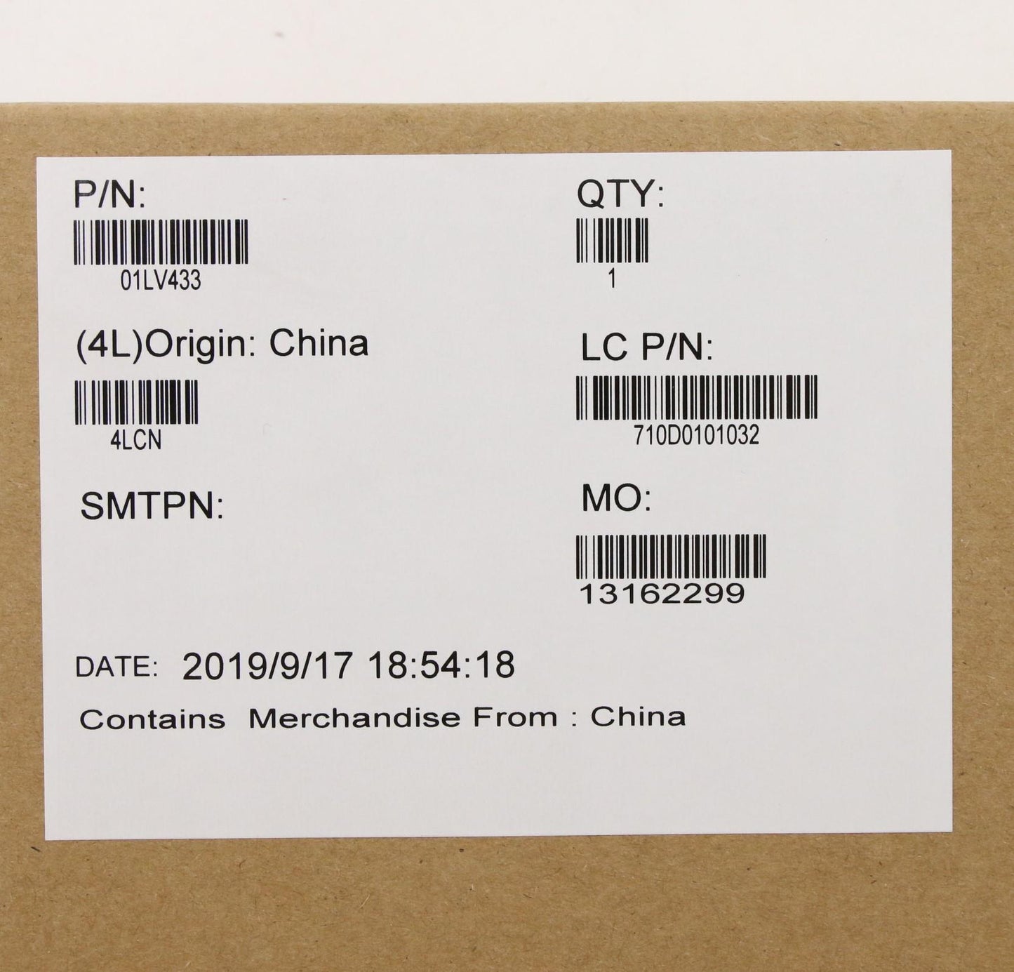 Lenovo Mb Win I7-7600U Kbl 16Gb Tpm2 - 01LV433