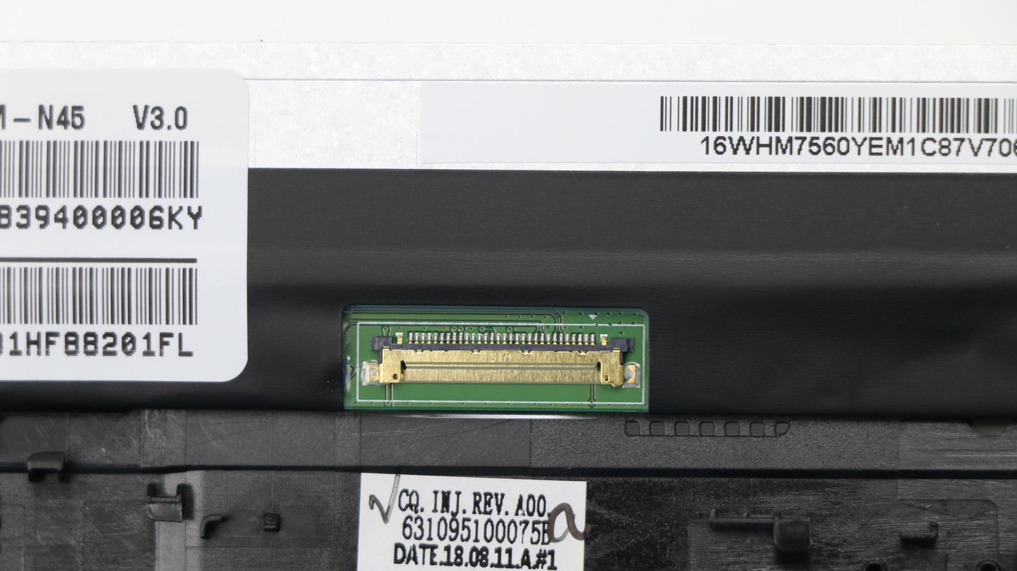 Lenovo 11.6" LCD Module, HD, Touchscreen, Anti-Glare, IPS Technology - 01LW705