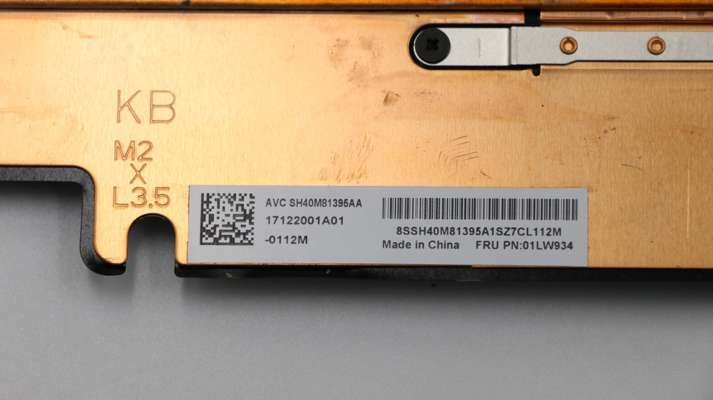 Lenovo Leia KBL-Y Thermal Module, AVC - 01LW934
