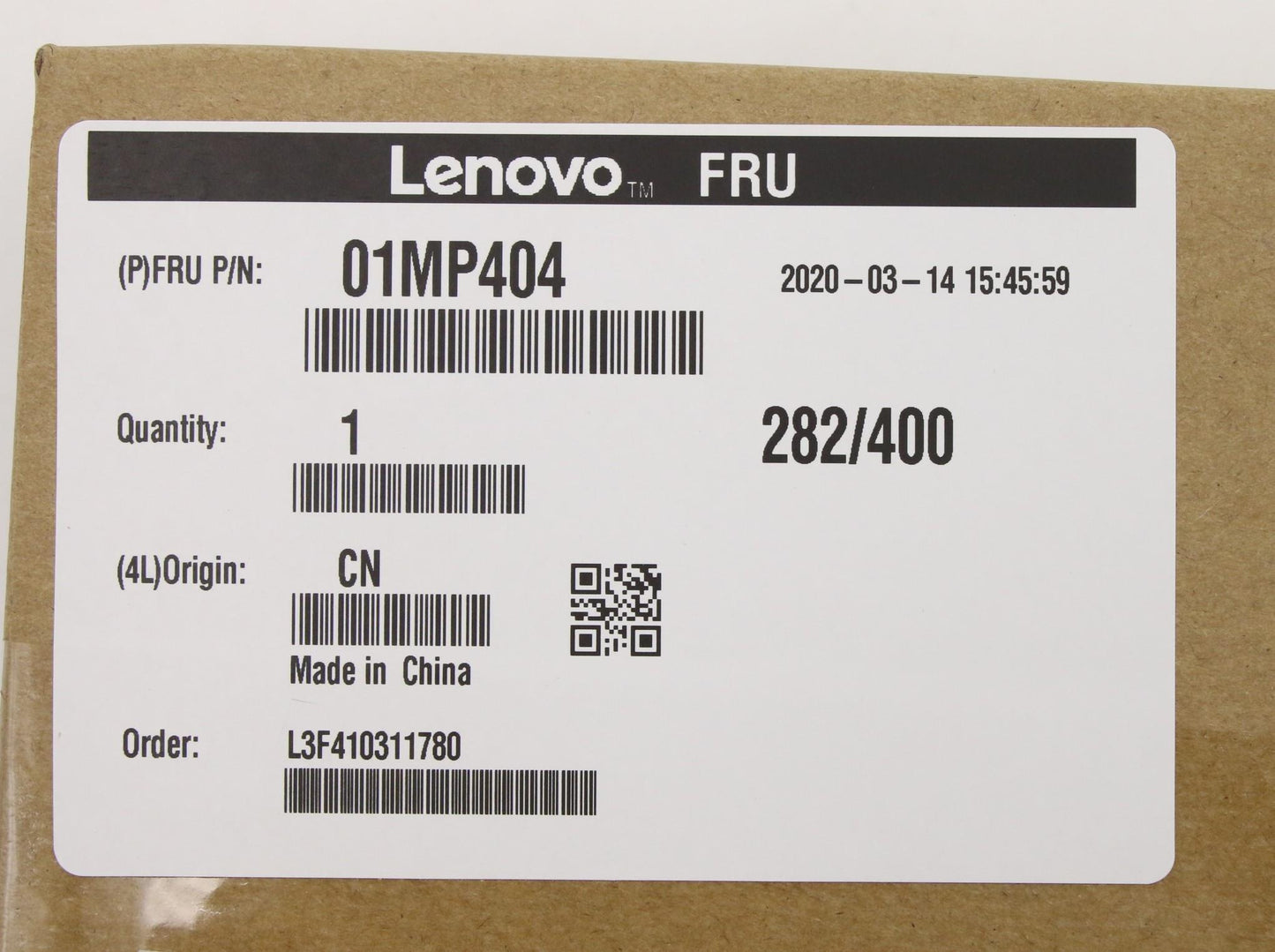 Lenovo - HL GUE1N 9.0 DVD Writer, Without Bezel WOB - 01MP404