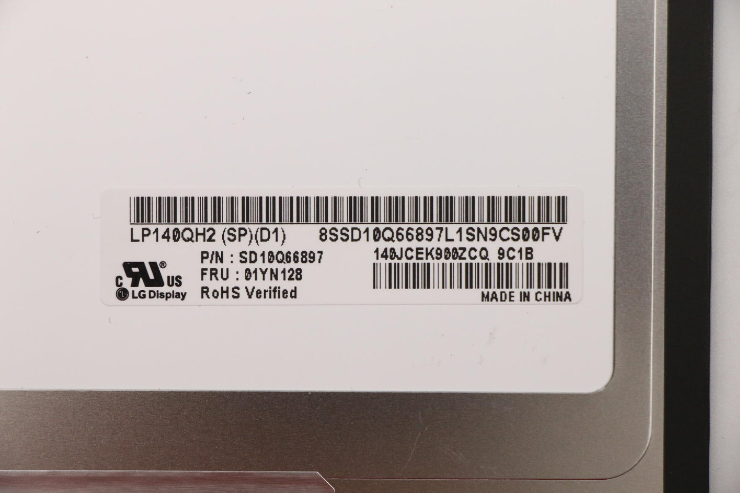 Lenovo 14-Inch WQHD Display, Anti-Glare, IPS Panel - 01YN128