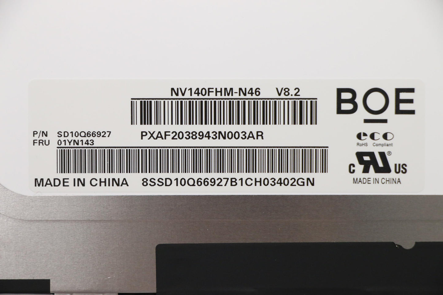 Lenovo - Display, 14", FHD, Anti-Glare, IPS - 01YN143