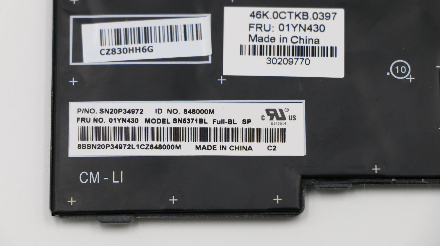 Lenovo Fru Como Fl Ltn Kbbl Sv Es - 01YN430