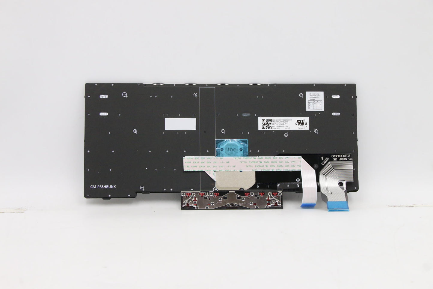 Lenovo Internal Keyboard, English, Black, Non-Backlit - 01YP160