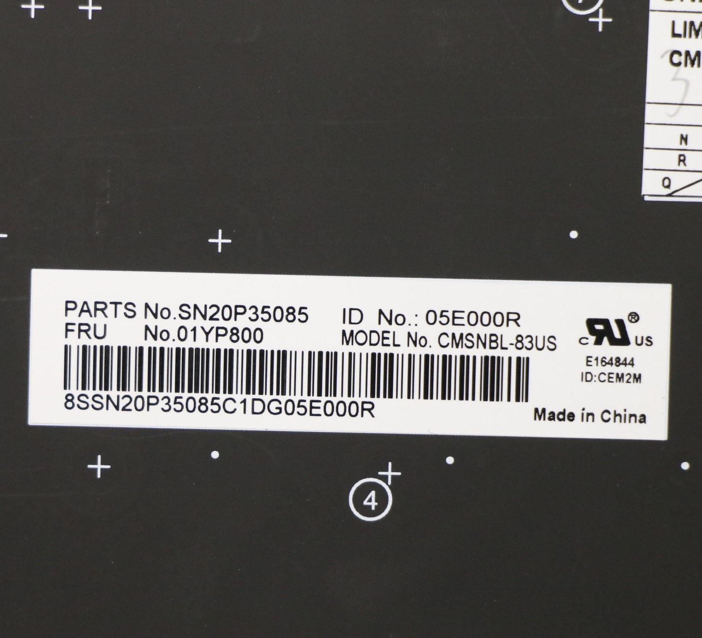 Lenovo English Silver Non-Backlit Keyboard - 01YP800