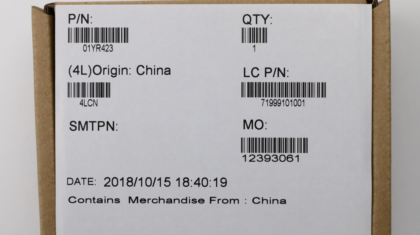 Lenovo Sim Tray Black - 01YR423