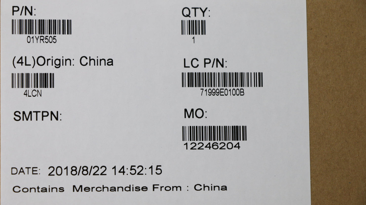 Lenovo Et480 Cover Assembly C Cover W - 01YR505