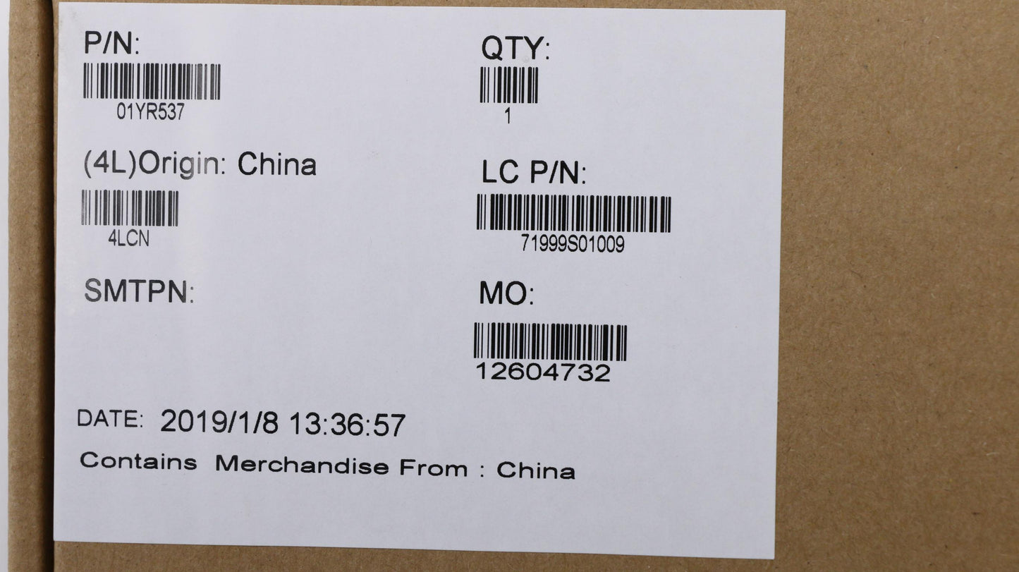 Lenovo Kbdbzlusfprbkchy - 01YR537