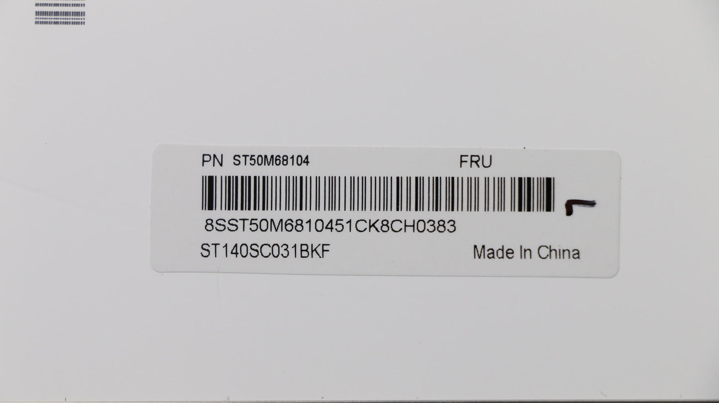 Lenovo LCD Module, Touch Panel, 14" FHD with HD Camera Bezel, LBO + AUO, AES2 - 01YT242