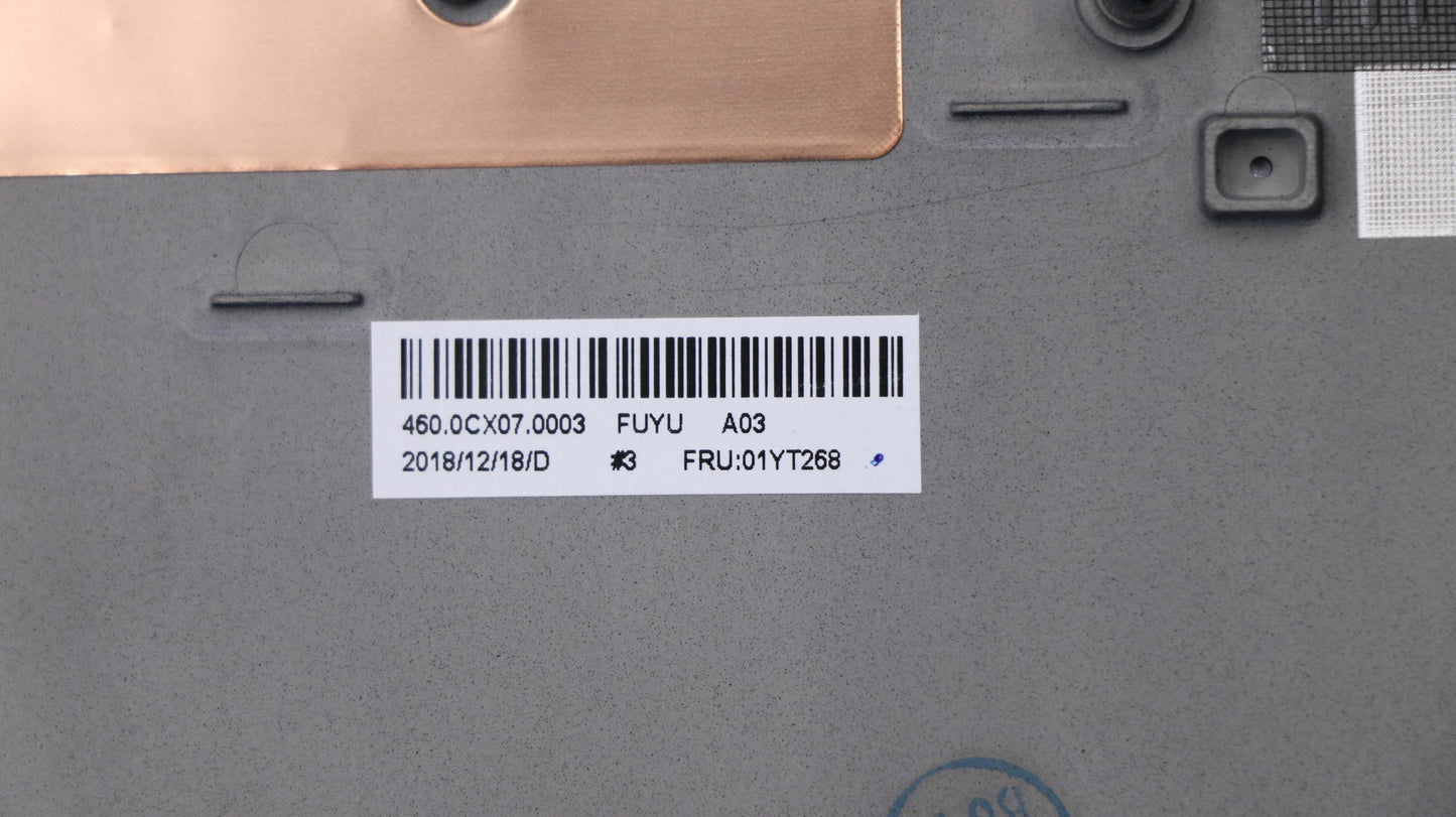 Lenovo Base Cover with Rubber Hook, Black - 01YT268