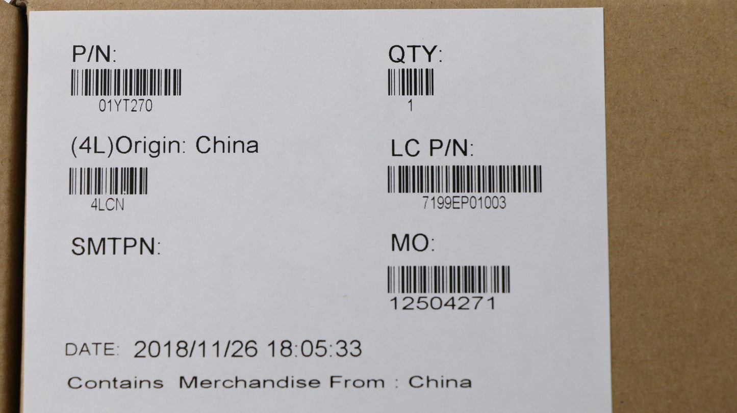 Lenovo Base Cover Assembly, Black - 01YT270