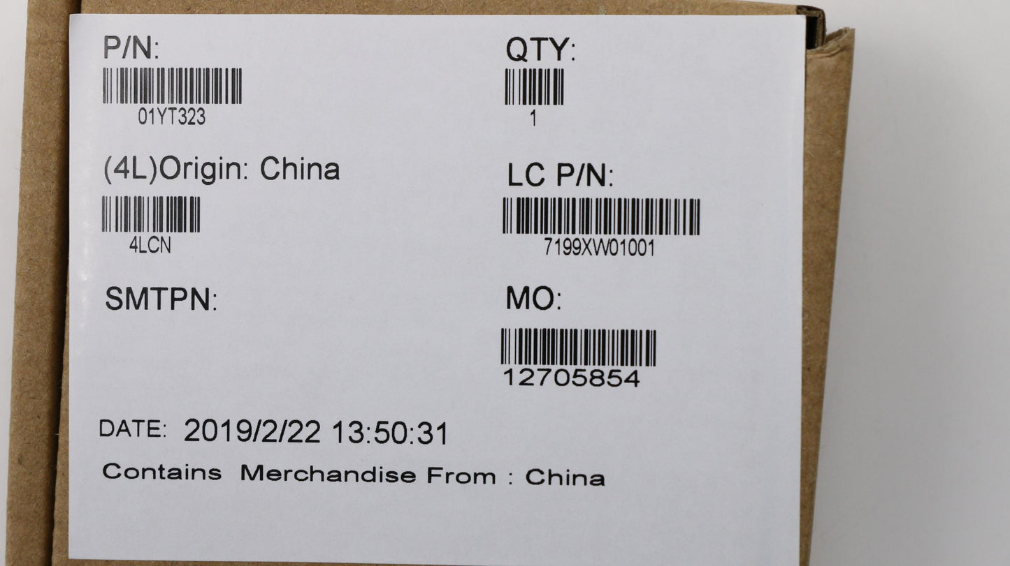 Lenovo FHD LCD Cable Assembly, Non-Touch, Ironhide-1 - 01YT323