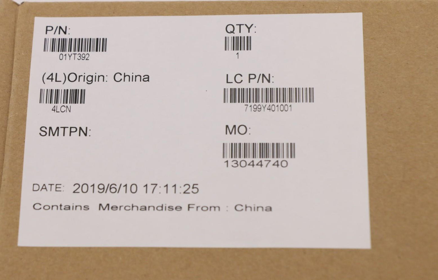 Lenovo Ironhide-1 ClickPad FFC, FRU - 01YT392