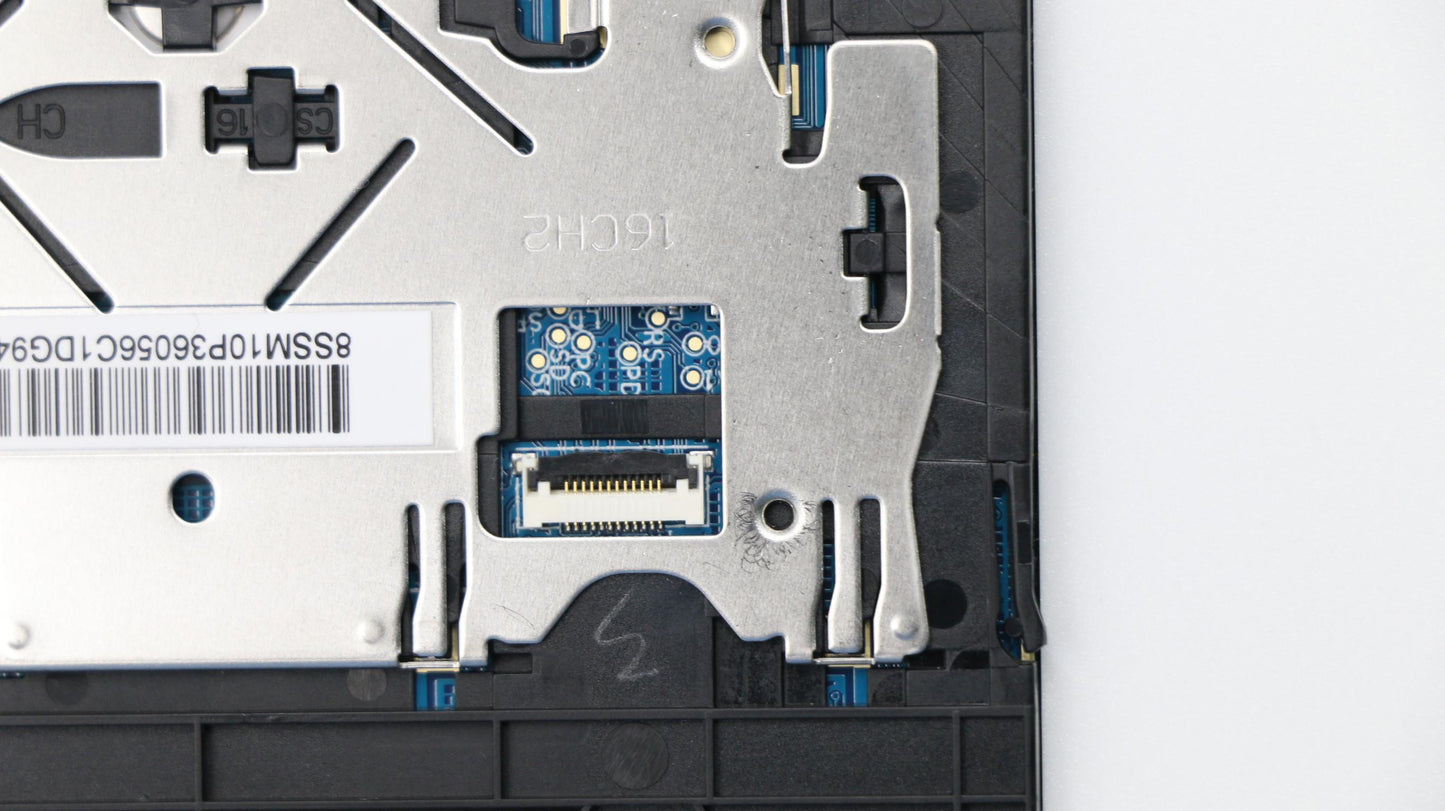 Lenovo FRU CS16 2BCP Large Mylar + ELAN PCB, GS Black, SOVP&MP, Chicony, Solo-2 / Lando-2 - 01YU078