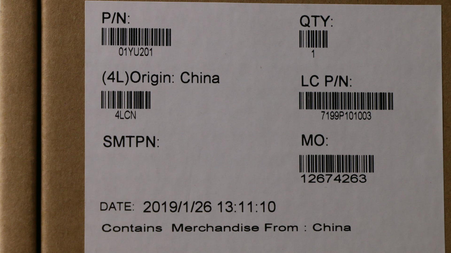 Lenovo Mechanical Assembly, LCD Bezel, with IR Camera - 01YU201